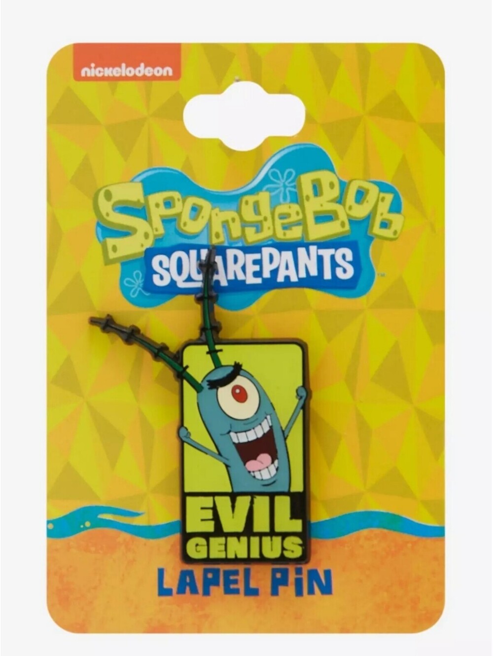 SpongeBob SquarePants Plankton Evil Genius Enamel Pin